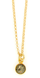 Tiny Pyrite Necklace