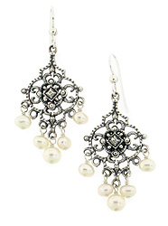 Luminous Pearl Chandelier Earrings