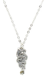 Rough Diamond Dragon Necklace