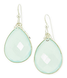 Ocean Breeze Chalcedony Earrings