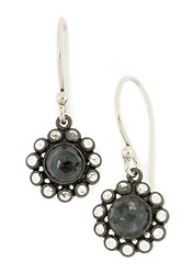 Sparkly Hematite Drop Earrings
