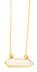 Natural Crystal Prism Necklace