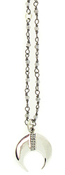 Mini Beaded Labradorite Arch Necklace