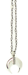 Mini Beaded Labradorite Arch Necklace