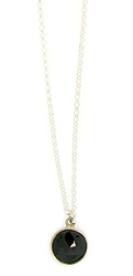 Small Black Spinel Necklace