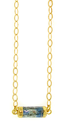 Cylindrical K2 Jasper Necklace