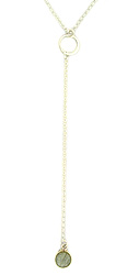 Labradorite Lariat Necklace