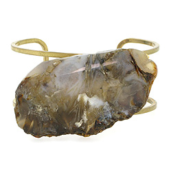 Agate Slab Cuff Bracelet