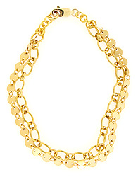 Double Strand Gold Chain Bracelet