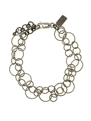 Double Strand Sparkly Textured Bracelet
