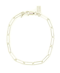 Sterling Silver Paperclip Bracelet