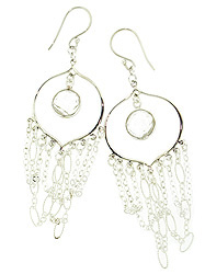 Rocker Chick Hoop Earrings