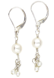 Eternity Pearl Earrings