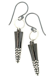 CZ Dipped Point Earrings