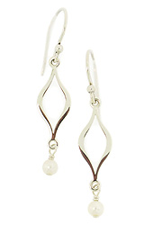 Delicate Gypsy Pearl Earrings