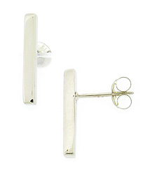 Sterling Silver Bar Earrings