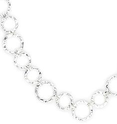 Textured Circle Necklace