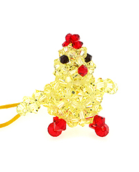Swarovski Crystal Rooster/Chicken Charm (Large)