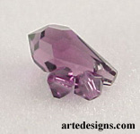 Amethyst Swarovski Crystal