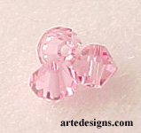 Light Rose Swarovski Crystal