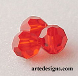 Light Siam Swarovski Crystal