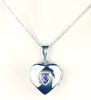 Amethyst Sterling Silver Locket Pendant