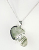 Heart Sterling Silver Locket Pendant for 2 Pictures Open
