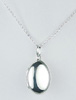 Oval Sterling Silver Locket Pendant