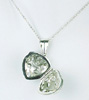 Heart Sterling Silver Scent Locket Pendant Open