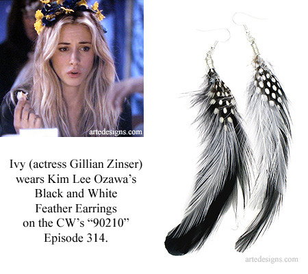 Handmade Jewelry as seen on Ivy (Gillian Zinser) 90210 Episode 3x14 2/7/2011