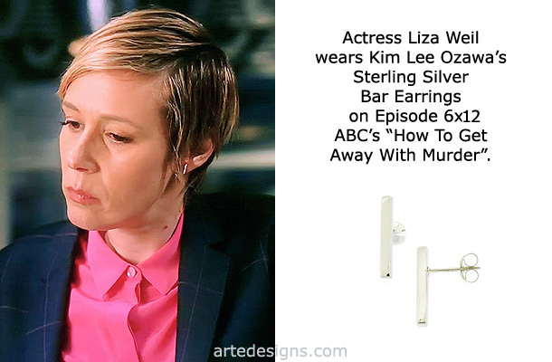 Handmade Jewelry as seen on How To Get Away With Murder Liza Weil Episode 6x12 4/16/2020