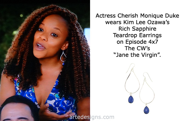 Handmade Jewelry as seen on Jane the Virgin Episode 4x7 12/8/2017