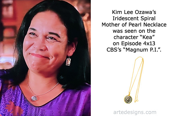 Handmade Jewelry as seen on Magnum P.I. Kea Episode 4x13 1/28/2022