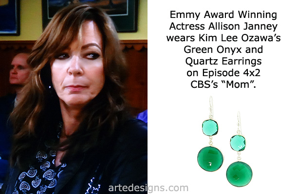 Handmade Jewelry as seen on Mom Allison Janney Episode 4x2 11/3/2016