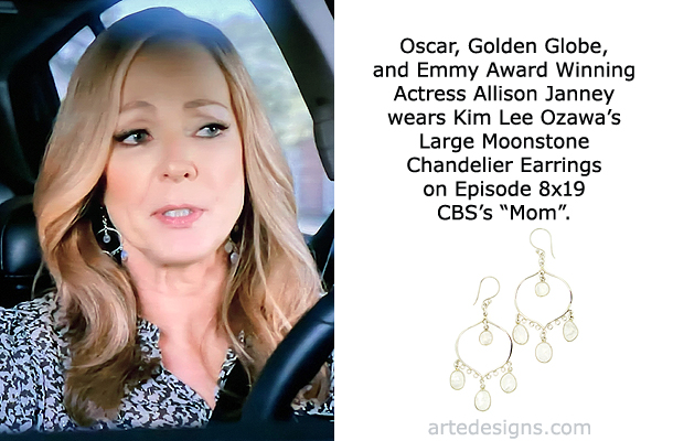 Handmade Jewelry as seen on Mom Allison Janney Episode 8x19 5/13/2021