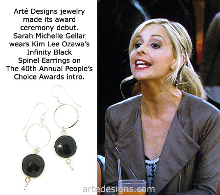Handmade Jewelry as seen on The 40th Annual People's Choice Awards Sarah Michelle Gellar 1/8/2014