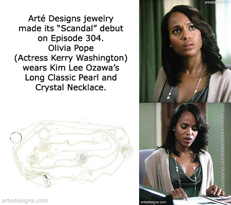 Handmade Jewelry as seen on Scandal Kerry Washington Episode 3x04 10/24/2013