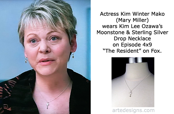 Handmade Jewelry as seen on The Resident Mary Miller (Kim Winter Mako) Episode 4x9 4/13/2021