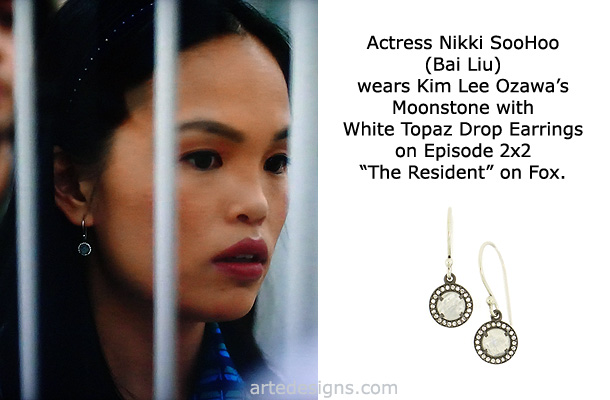 Handmade Jewelry as seen on The Resident Bai Liu (Nikki SooHoo) Episode 2x2 10/1/2018