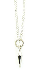 Mini Sterling Silver Point Necklace