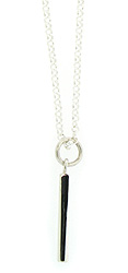 Sterling Silver Bar Necklace