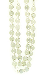 Sterling Silver Disc Choker