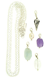 Interchangeable Triple Chain Necklace